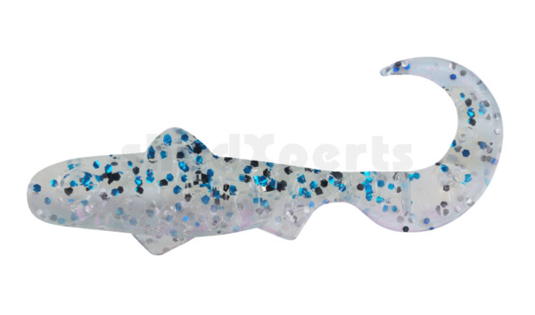 000908B304 Super Banjo 3" (ca. 7,5 cm) blauperl-Glitter / oceanblue Glitter