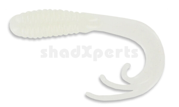 000645039 Triple Tail Grub 2"  (ca. 5 cm) White