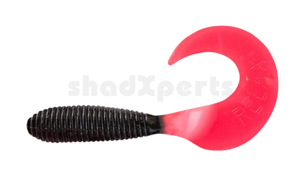 000607029A Twister 3" regulär (ca. 7,0 cm) black / red tail