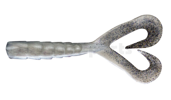 000610DT-02 Big Twin Tail 4"(ca. 10cm) pearlwhite-smoke Glitter