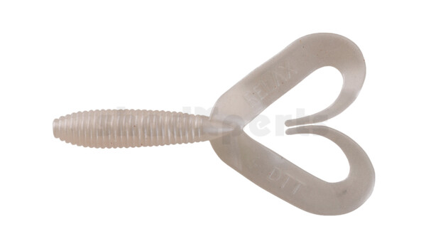 000607DT-006 Twister 3" Doubletail regulär (ca. 9,0 cm) perl