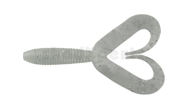 000607DT-009 Twister 3" Doubletail regulär (ca. 9,0 cm) blauperl-glitter