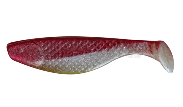 000108033 Aqua 3" (ca. 8,0 cm) perlweiss-Glitter / rot