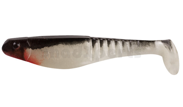 000812008 Shark 4" (ca. 11,0 cm) perlweiss / schwarz