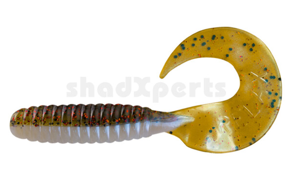 000508B089 Twister 4" laminiert (ca. 8,0 cm) bluepearl / watermelon multiglitter