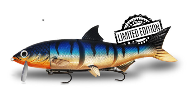 HYRO25SDS RenkyOne - Hybrid Fishing Lure 10" (ca. 25 cm) slow sinking Sundown Stripez