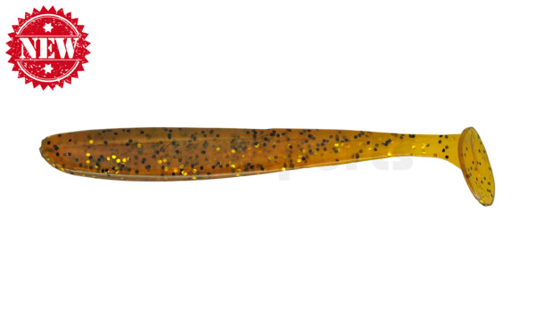 003413B301 Bass Shad 4,5“ (ca. 13 cm) rootbeer Glitter / brown olive tree Glitter