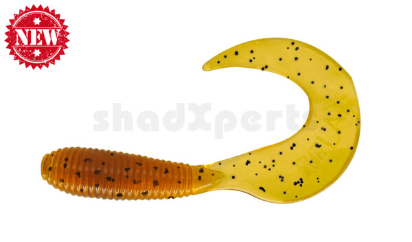 000602103 Twister 3/4" regulär (ca. 2,0 cm) clear rootbeer black glitter