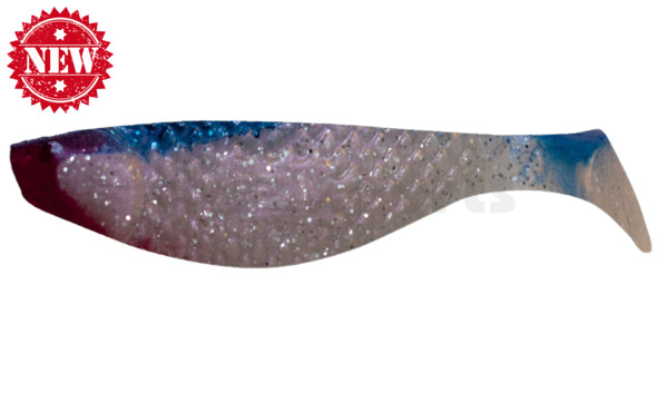 000110041 Aqua 4" (ca. 10,0 cm) perl-glitter / blau