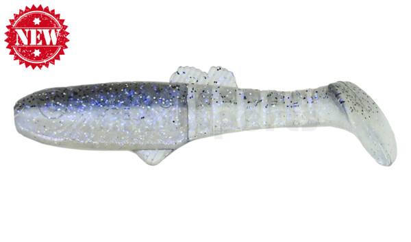 005013B031 Montana 4,5" (ca. 12,5 cm) bluepearl / clear salt´n pepper glitter