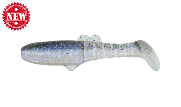 005010B031 Montana 3,5" (ca. 10,5 cm) blauperl / klar salt´n pepper Glitter