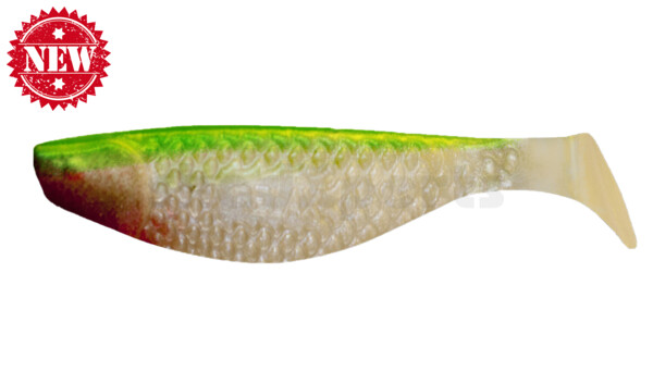 000108010R Aqua 3" (ca. 8,0 cm) perlweiss / grün