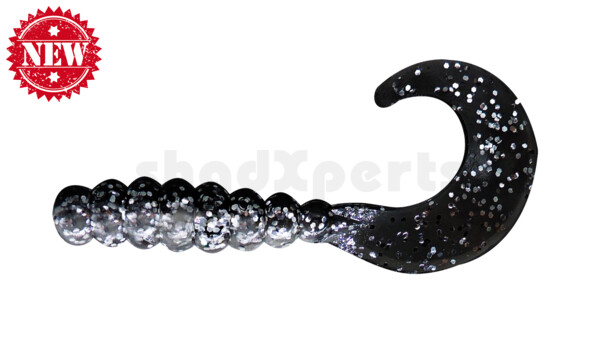 000603051 Fat Grub 2" (ca. 5 cm) Black Sparkle