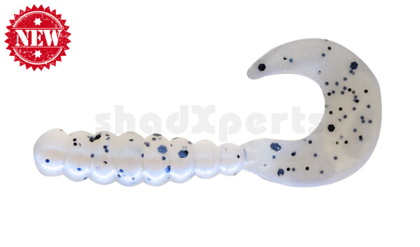 000603002 Fat Grub 2" (ca. 5 cm) Blue Pearl Pepper