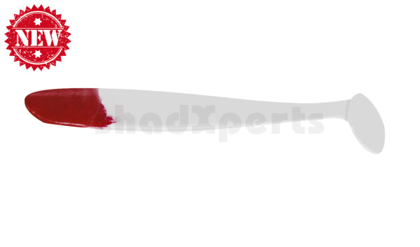 003413001RPH Bass Shad 4,5“ (ca. 13 cm) white / red head