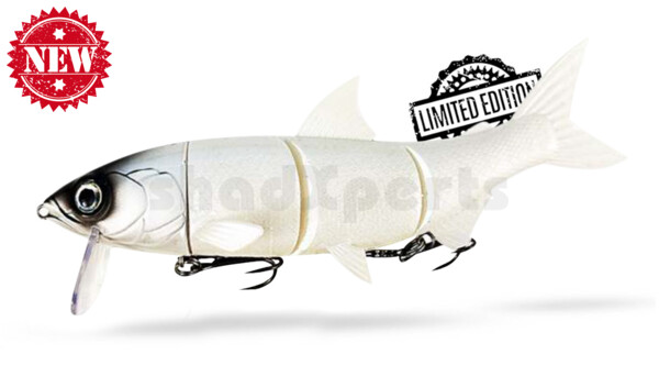 HYRO25PUW RenkyOne - Hybrid Fishing Lure 10" (ca. 25 cm) slow sinking Pure White