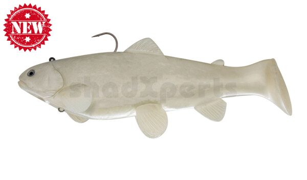SBT25ALB Castaic-Swim-Bait-Trout - 10" (25cm) sinking im Hartschalenblister Albino