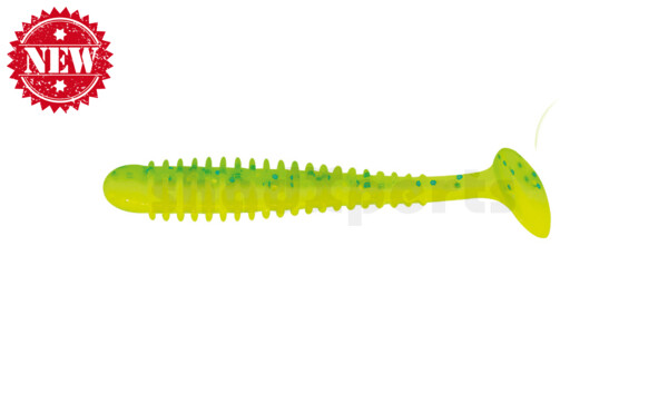 004007b034 Texas 2,5" (ca. 6,5 cm) silk / neon chartreuse glitter