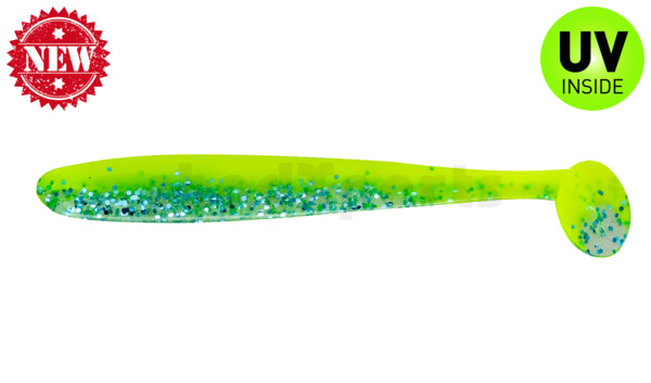 003413B322 Bass Shad 4,5“ (ca. 13 cm) silk / sky-blue Glitter