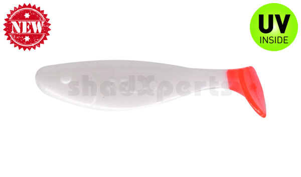 000304001RT Jankes 2" (ca. 5 cm) white / red tail