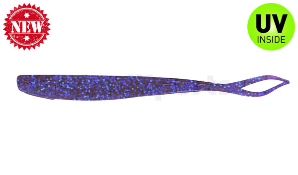 005113175 Oklahoma 5" (ca. 13 cm) crawfish-violett-electric blue-Glitter