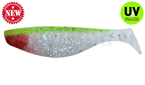 000108046 Aqua 3" (ca. 8,0 cm) blauperl-glitter / grün