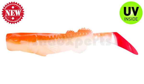 000712B199RT California 4" (ca. 11,0 cm) white / orange / red tail