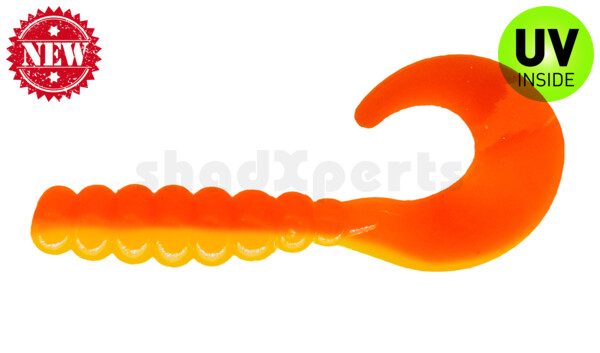 000603017 Fat Grub 2" (ca. 5 cm) Orange/Yellow