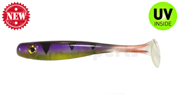 004118031 Suicide Shad 7" (ca. 17 cm) im Hartschalenblister Purple Perch