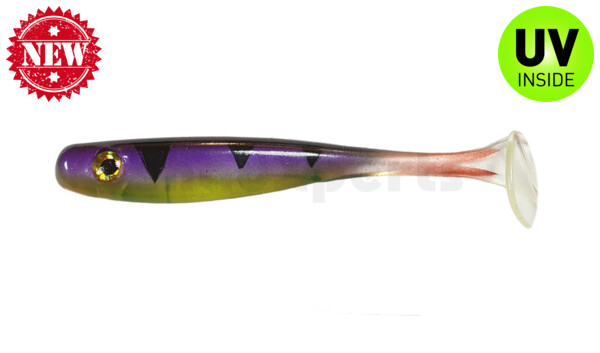 004109031 Suicide Shad 3.5" (ca. 9 cm) purple perch