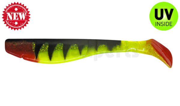 000220-066ZF Kopyto-Classic 8" (ca. 20,0 cm) green (chartreuse) - glitter / zander / belly: silk