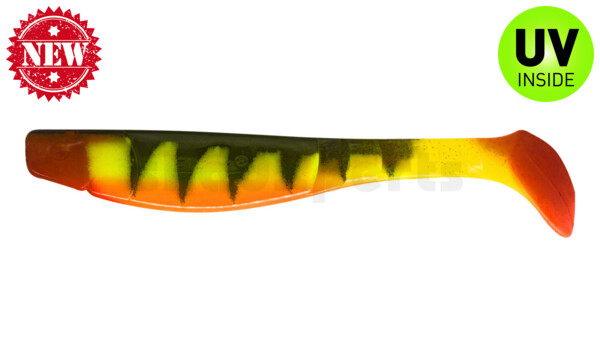 000220-055ZO Kopyto-Classic 8" (ca. 20,0 cm) fluogelb / Zander / bauch: Orange