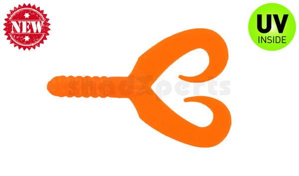 005307026 Twin Tail Grub 3" (7,5 cm) Orange