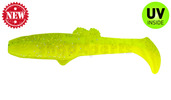005013B034 Montana 4,5" (ca. 12,5 cm) fluogelb  / fluogrün-Glitter