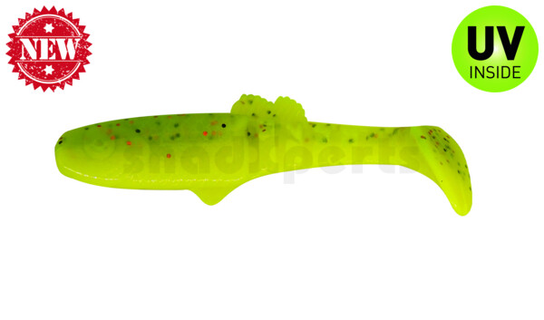 005010B002 Montana 3,5" (ca. 10,5 cm) fluogelb  / grün-Glitter