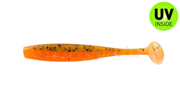 003407B068 Bass Shad 2,5" (ca. 7 cm) orange-glitter / olivebrown-glitter
