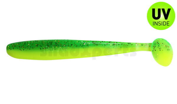 003408B002 Bass Shad 3“ (ca. 7,5 cm) fluogelb  / grün-Glitter