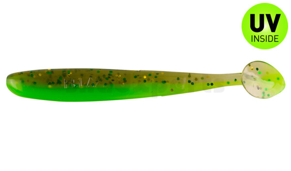 003408B140 Bass Shad 3“ (ca. 7,5 cm) grün / Kaulbarsch