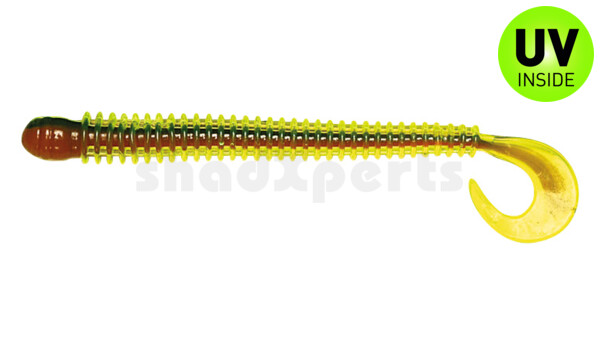 002511009 Drop Shot Ringer Worm 4" (ca. 10,5 cm) Firetiger
