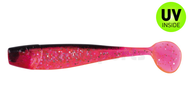 002011156 King-Shad 4" (ca. 11,0 cm) hot pink-glitter / black