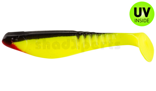 000812056 Shark 4" (ca. 11,0 cm) fluogelb / schwarz