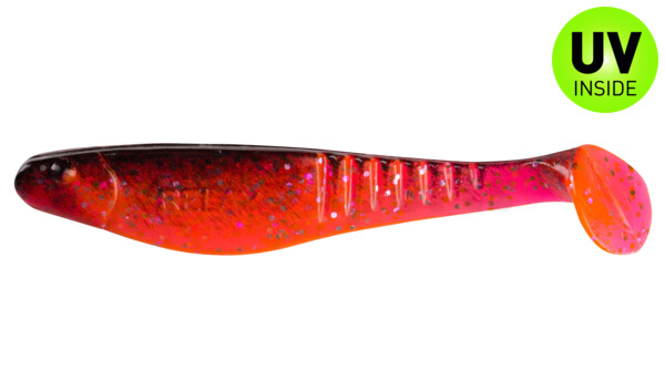 000812156 Shark 4" (ca. 11,0 cm) hot pink-Glitter / schwarz