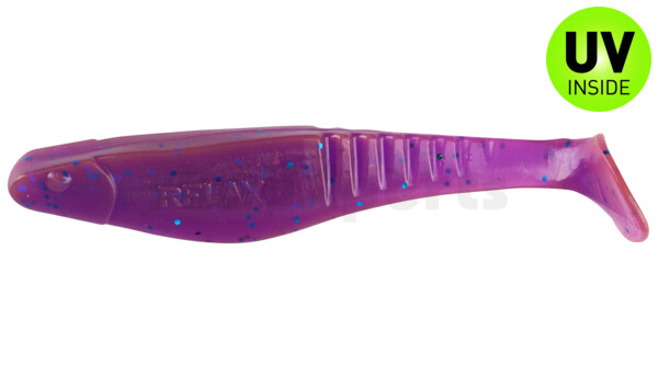 000812175 Shark 4" (ca. 11,0 cm) crawfish-violet-electric blue-glitter