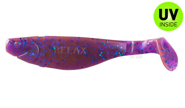 000212175 Kopyto-River 4" (ca. 11,0 cm) crawfish-violett-electric blue-Glitter