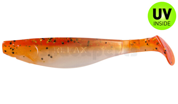 000214B023 Kopyto-River 5" (ca. 13,0 cm) goldpearl / motoroil-glitter