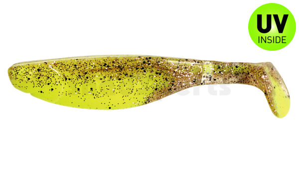 000214B150 Kopyto-River 5" (ca. 13,0 cm) silk / clear black ´n copper flake