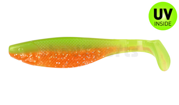 000214B141 Kopyto-River 5" (ca. 13,0 cm) orange-glitter / lime-glitter