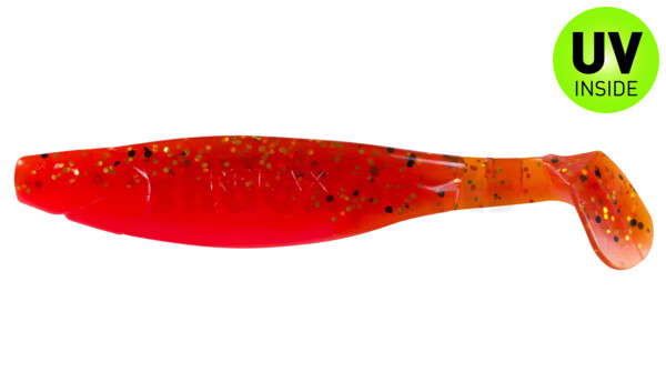 000214B318 Kopyto-River 5" (ca. 13,0 cm) superred / rootbeer glitter