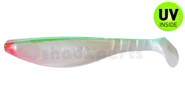 000216010 Kopyto-River 6" (ca. 16,0 cm) pearlwhite / green