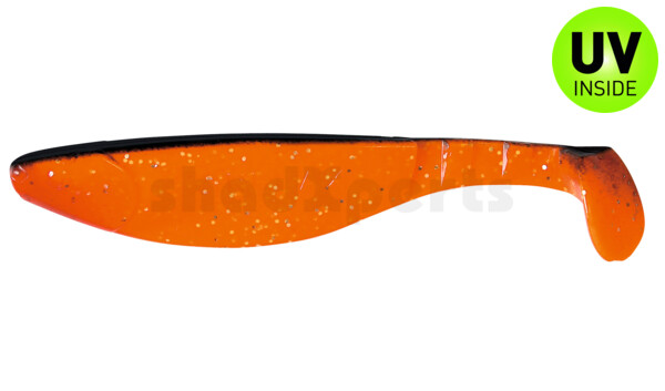 000216074 Kopyto-River 6" (ca. 16,0 cm) orange-Glitter / schwarz